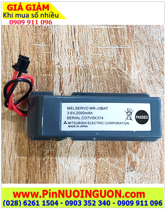 Mitsubishi MR-J3BAT; Pin nuôi nguồn Mitsubishi MR-J3BAT lithium 3.6v AA 2000mAh _Xuất xứ Nhật